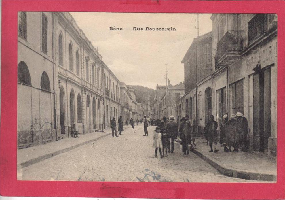 BONE - Rue Bouscarein - (CPA en TBE)