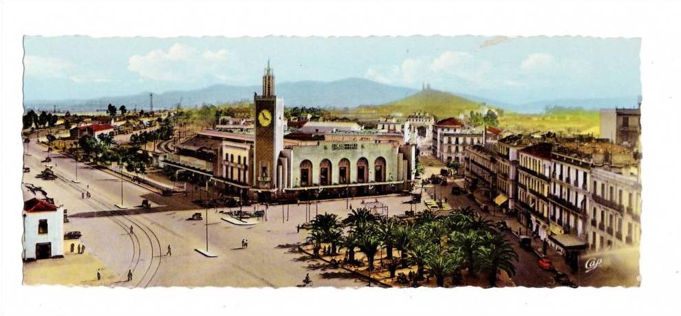 algérie Bone ( annaba) place de la gare n°174  edit CAP