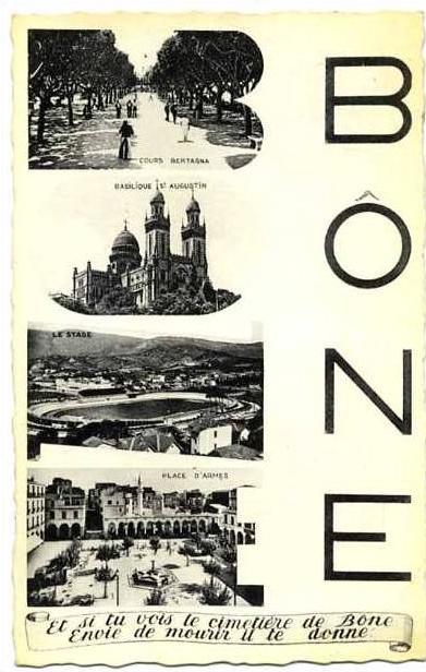 ALGERIE  BONE  CPSM 1950/60