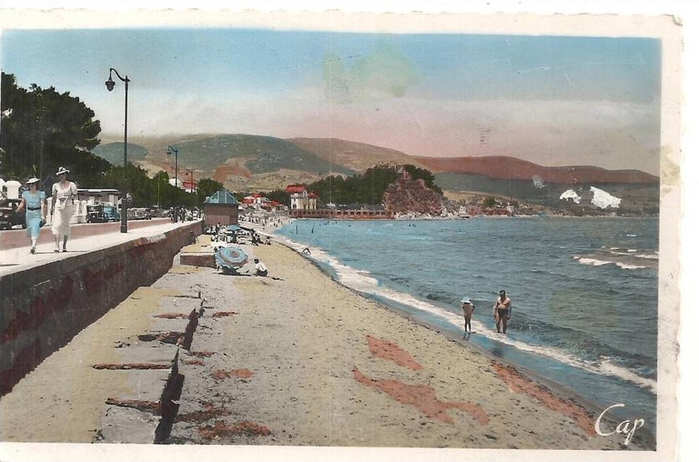 BONE--CORNICHE--PLAGE DE SAINT-CLOUD-LA JETEE PROMENADE---BEL AFFR--
