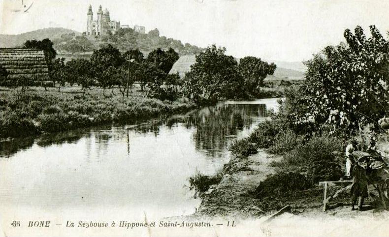 CPA ALGERIE BONE N°66 LA SEYBOUSE A HIPPONE ET ST AUGUSTIN LL ANIMEE 1925 LEVY FILS & CIE PARIS VERSAILLES