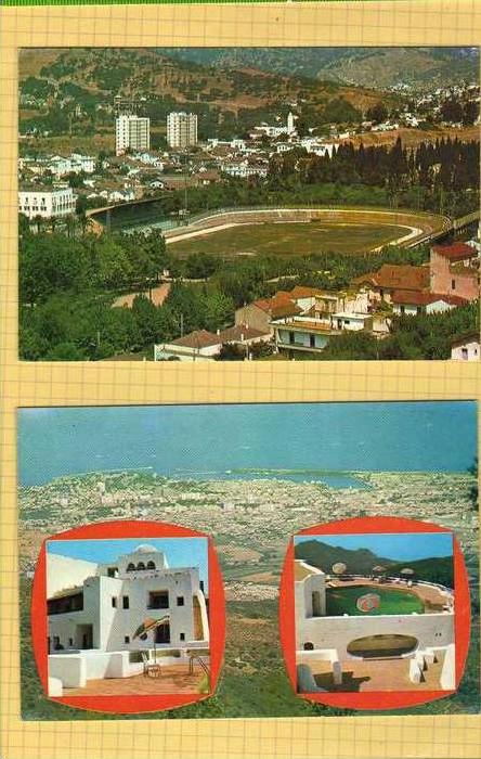 Lot de 2 cartes ANNABA Le stade