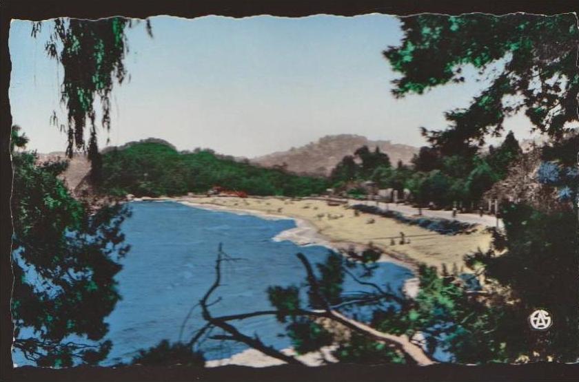 CPSM BONE LA PLAGE CHAPUIS ANNABA ALGERIE CPA MER MEDITERRANEE