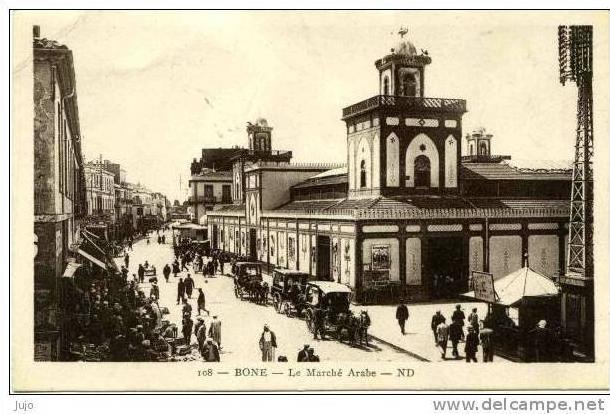 CPA - BONE - Le Marché Arabe