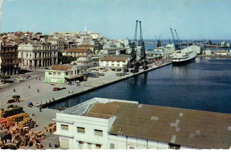 Algerie Annaba Bone le Port IRIS  cachet Poste aux armées AFN 1962 FM