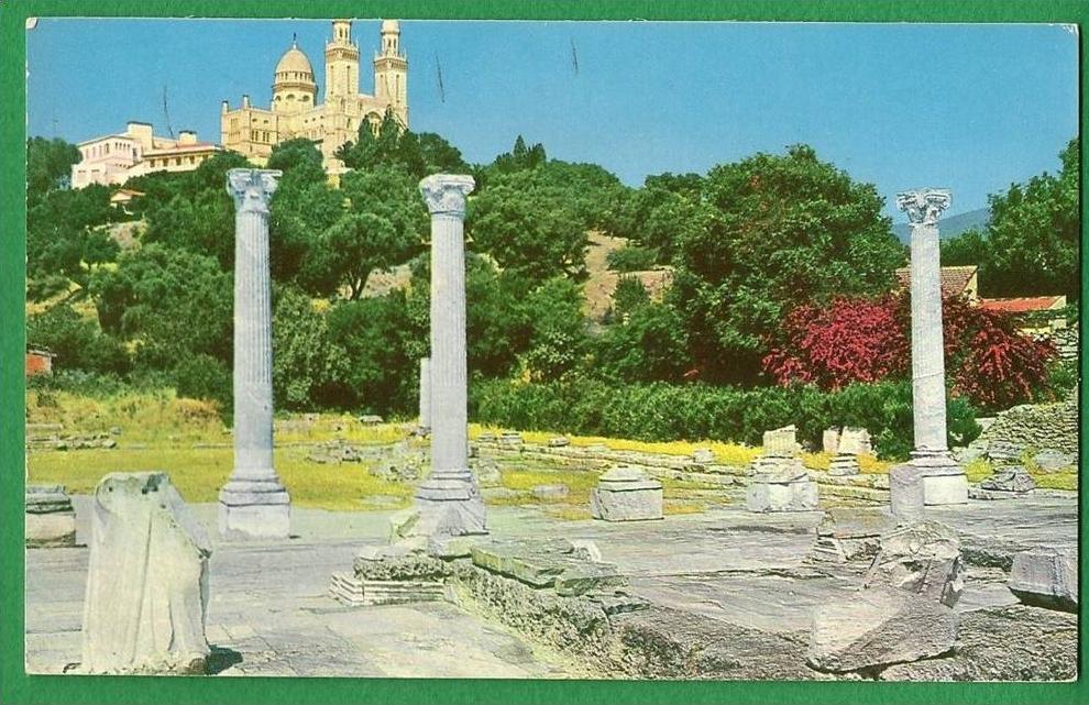 cpm  ALGERIE   -  ANNABA   -  Saint Augustin et les Ruines d'Hyppone      ...........LMC5