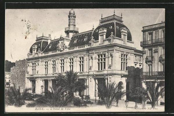 CPA Bone, L'Hotel de Ville, Ortsansicht