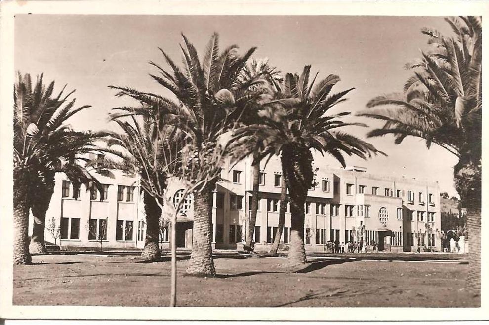 ALGERIE - BONE (ANNABA) Le Lycée de Garçons    CPSM