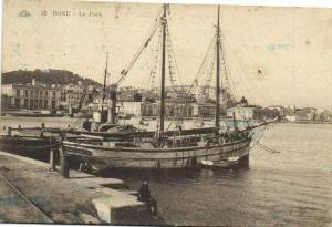 BONE  Le Port Voilier    Recto Verso Timbres Algerie 1941