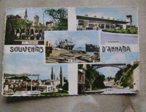 Algeria -Bone Annaba - airport , le pont , mosquee  ca 1950-60's  D85495