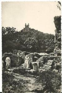 algérie   BONE  les  ruines  et la  cathédrale d ' Hippone