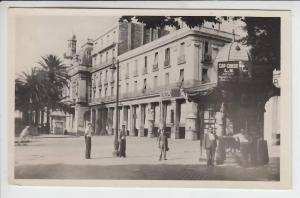ALGERIE - BONE ( Annaba ) - CPSM photo  Hotel de Ville Cours Bertagna  Pub Apéritif Cap Corse ( Africa AfriqueNord )