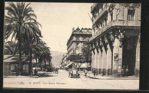 CPA Bone, Les Quais Warnier