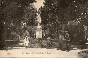 algérie. bone. un coin du jardin des cours