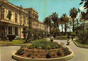 Carte Postale  Annaba Cours De La Révolution Rond Point Algerie Bône palmier