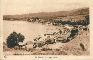 CP ALGERIE BONE Plage FABRE