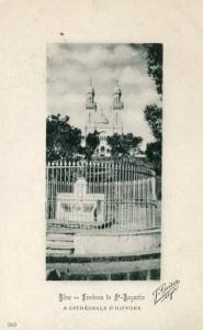 Algérie Hippone (Annaba) Tombeau St Augustin et cathédrale d'Hippone 1911
