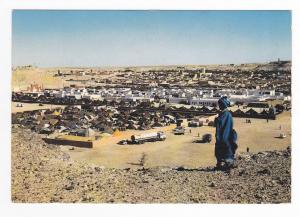 Algérie Tindouf Très belle vue générale écrite à Annaba en 1975 Camion Citerne Essence Berliet Renault R4L