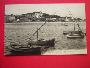 CPA-ALGERIE -BONE( ANNABA )-LE PORT ET L'HOPITAL MILITAIRE -NON VOYAGEE-CARTE EN BON ETAT
