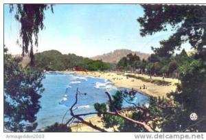 K 23 /  DEPT ALGERIE CPSM FORMAT CPA BONE PLAGE CHAPUIS ANIME