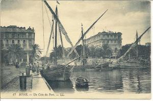 47 - BONE - UN COIN DU PORT ( Animées ) ALGERIE - ANNABA