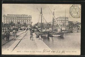 CPA Bone, L'Entree du Cours National