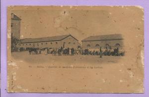 Algérie - BATNA - Quartier de Cavalerie (l'abreuvoir et les écuries)