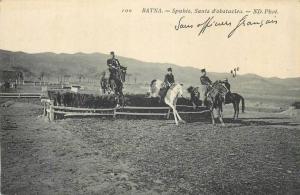 ALGERIE  BATNA    spahis  sauts d´obstacles  2 scans