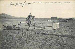 ALGERIE  BATNA    spahis  sauts d'obstacles  2 scans