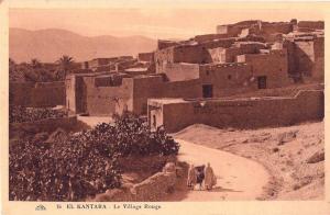 CPA N°16 - EL KANTARA BATNA Algérie - Le Village Rouge