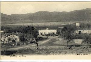 Carte Postale Ancienne Algérie - Batna. La Gare - Chemin de Fer