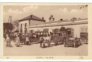 Carte Postale Ancienne Algérie - Batna. La Gare - Chemin de Fer