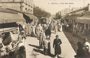 BATNA UNE RUE ARABE TRES ANIMEE ALGERIE