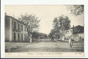 BATNA , LA POSTE ET LA RUE DE CONSTANTINE