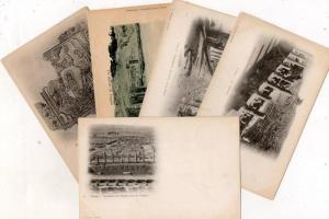 Algérie > ( Batna) TIMGAD -  Ruines Romaines- Lot, Ensemble  de 5 cartes  Cpa petit  format 14 x 9 cms (dos simple)