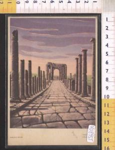 V08955 BATNA TIMGAD STRADA ROMANA ILLUSTRATA DANDOLO BELLINI