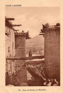 Algérie (Batna) Dans l´Aurès- Dans les Ruelles de Menâa -Cl.Rigal administrateur Aurès n°79)
