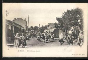 CPA Batna, Une Rue du Marche