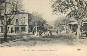 ALGERIE - BATNA - AVENUE DE LA REPUBLIQUE - QUINCAILLERIE VVE DUMOULIN