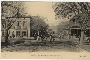 ALGERIE-BATNA-avenue de la republique animée bon etat