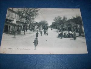 Batna - Rue de Constantine - animee - LL 15 - écrite - L100