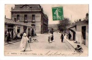 BATNA   Rue D' Alger et le Théâtre  -  N° 7 Edition LL