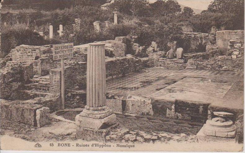 ANNABA   BONE        Ruines d'Hippône  - Mosaïque