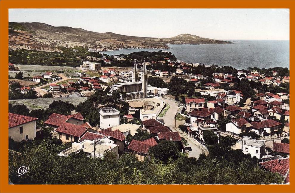 Bone Annaba Algérie Afrique vue générale sur Saint Cloud et l´église Sainte thérése El Bouni El Hadjar près Constantine