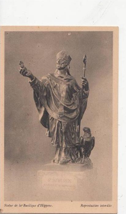 BR40537 statue de la basilique d hippone    2  scans