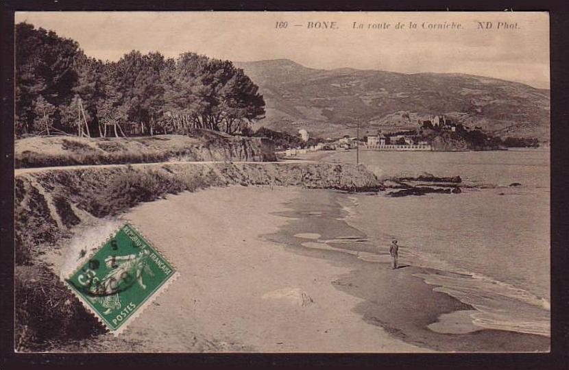 Bône - La route de la Corniche