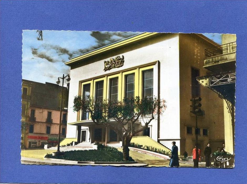 Z - Algérie - BONE - Le nouveau théâtre - commerces à gauche