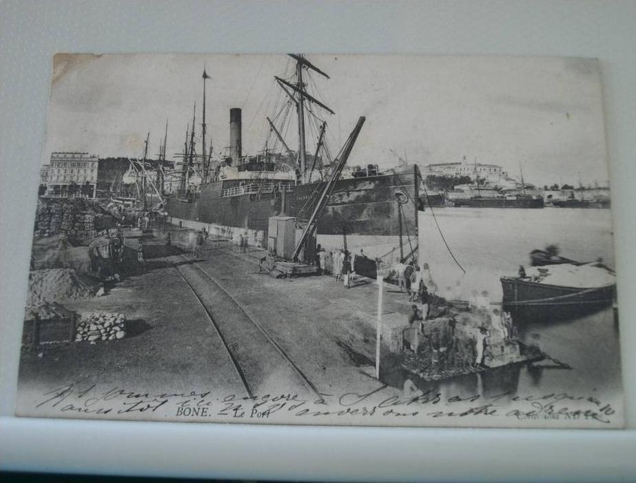 BONE - LE PORT - 1905 - BATEAUX ANIMATION   (EDITOR ND. PARIS N° 26)