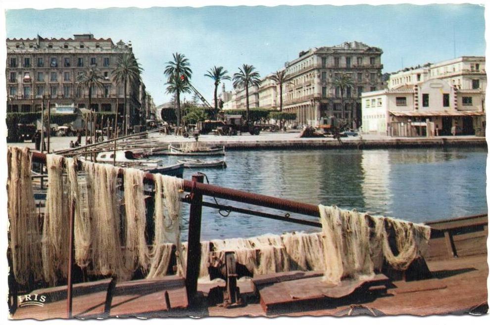 CPSM - ALGERIE - BONE - ANNABA - Entrée du Cours Bertagna - Le Port - Coul - Ann 50 -