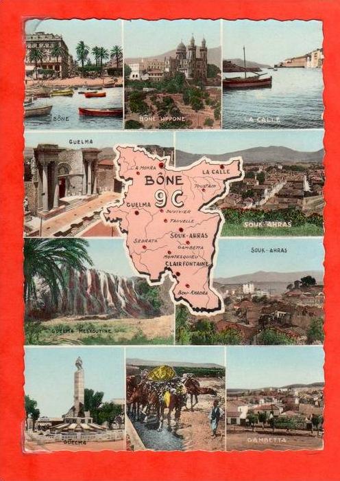 algérie BONE  N°1727   ,  edit  jomone ,  ( non écrite  )